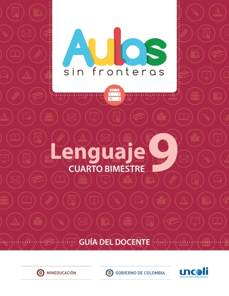 Lenguaje 9: Guía Docente - Cuarto Bimestre (Aulas Sin Fronteras) PDF 1 aulas sin fronteras guia docente lenguaje cuarto bimestre
