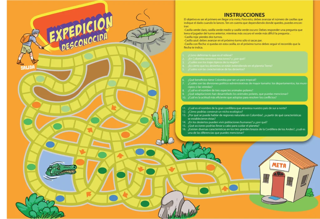 Expedición Desconocida - Instrucciones y Preguntas Educativas (Preescolar) PDF 1 expedicion desconocida instrucciones y preguntas educativas