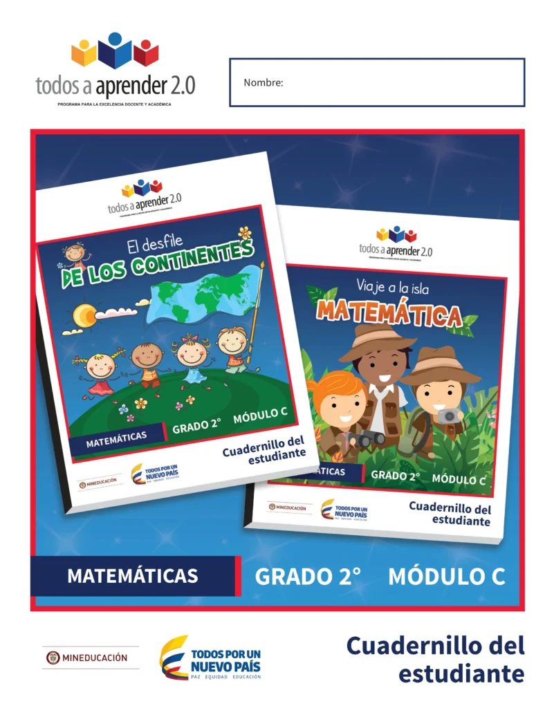 Matemáticas 2: Módulo C - Cuadernillo Estudiante (Vamos a Aprender) PDF 1 matematicas grado 2 modulo c cuadernillo estudiante