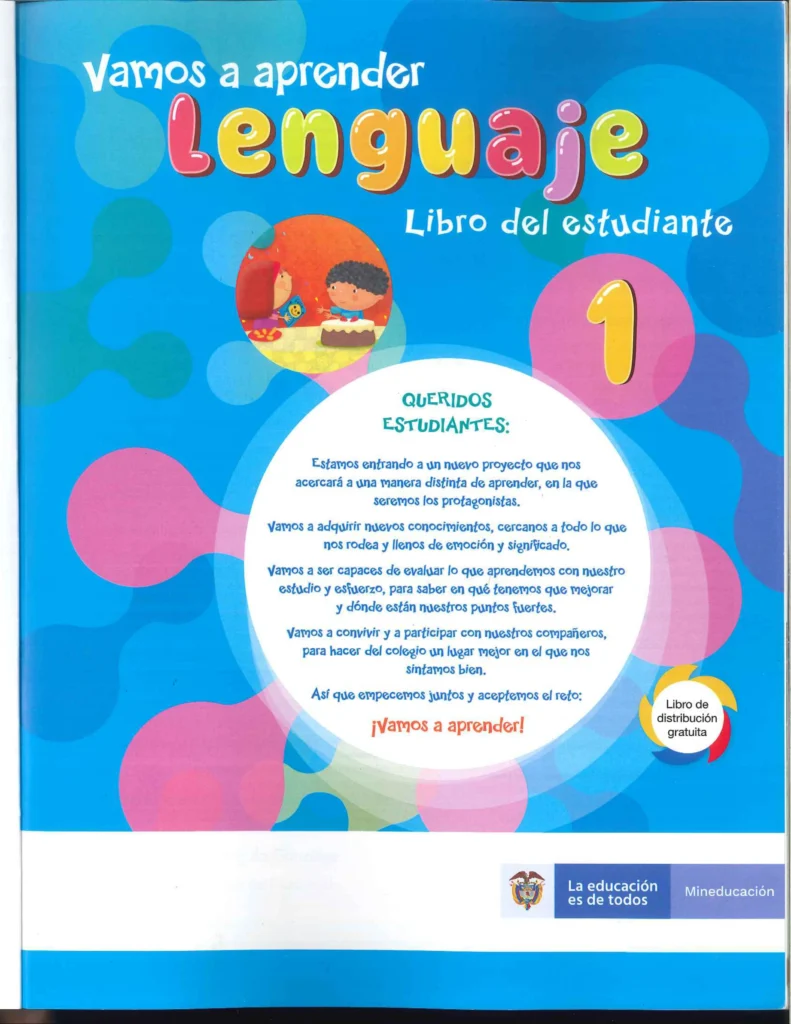 Lenguaje 1: Libro del Estudiante (Vamos a Aprender) PDF 1 vamos a aprender lenguaje libro del estudiante 1